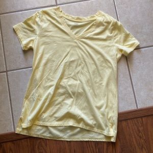 Like New: a.n.a V-Neck Yellow Tee